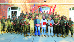 Marines honor civilians