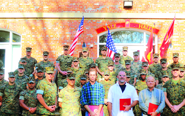 Marines thank civilians for their service