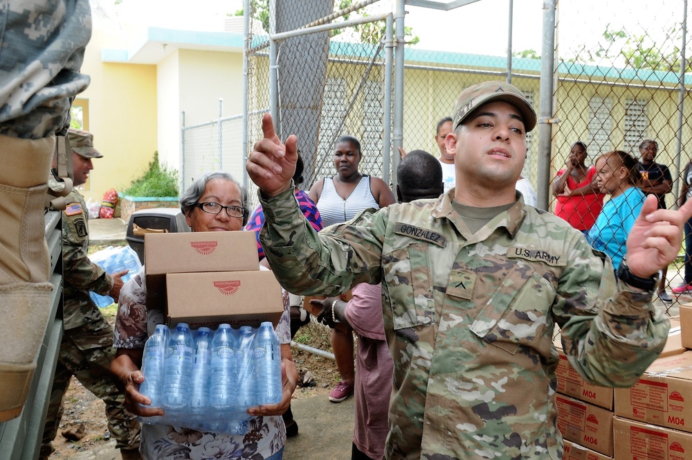 Help arrived to Piñones, Puerto Rico