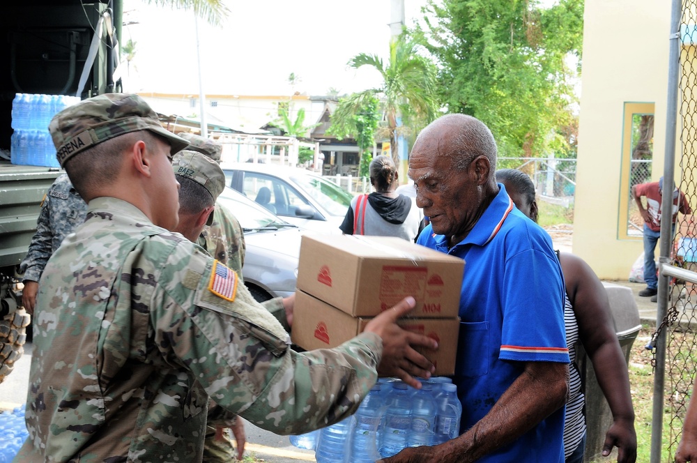 Help arrived to Piñones, Puerto Rico