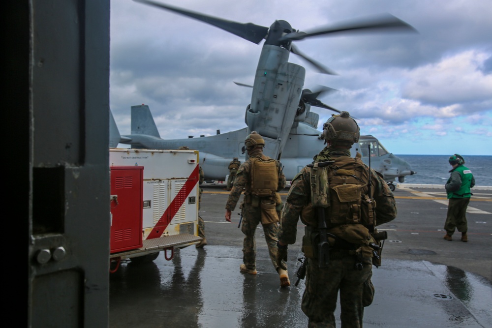 MRF Marines suit up for simulated mission