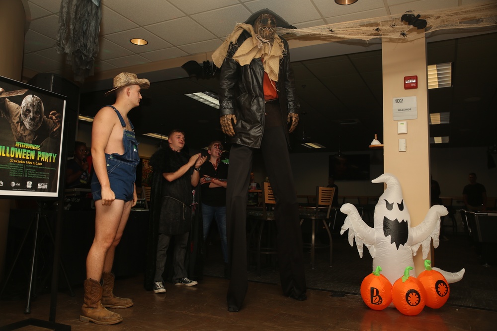 Afterburners host Halloween party