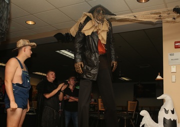Afterburners host Halloween party