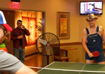 Afterburners host Halloween party