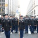 New York Army National Guard marches in New York City Veterans Day Parade