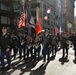 New York Army National Guard marches in New York City Veterans Day Parade