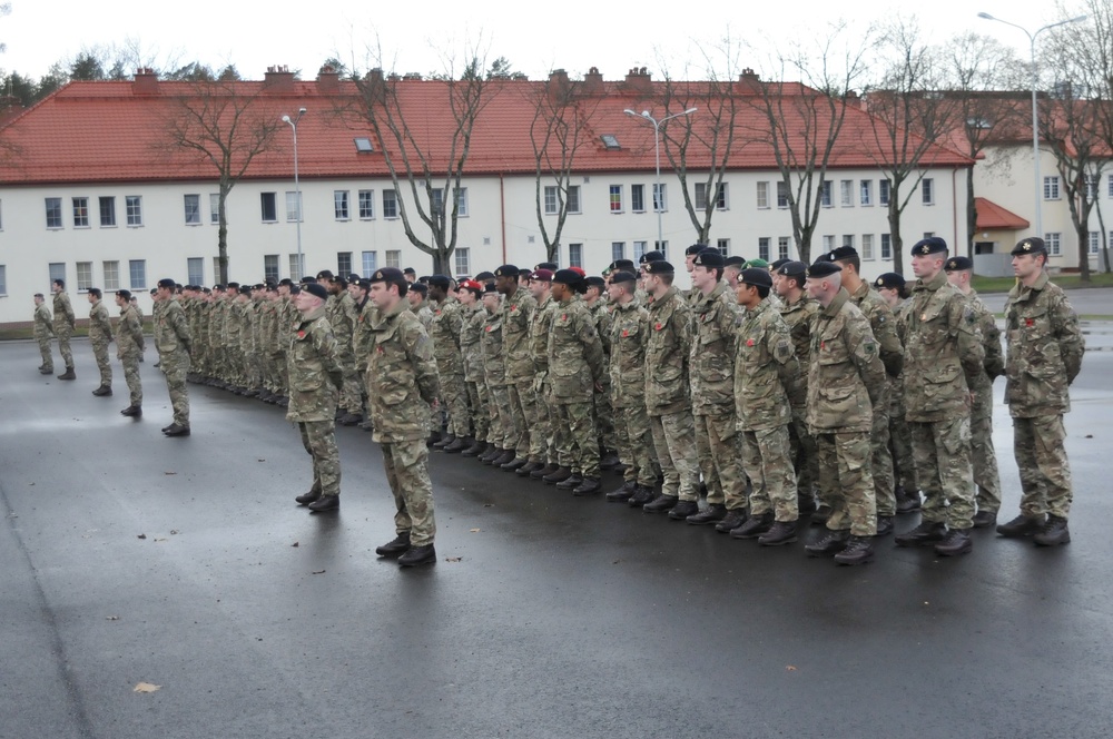 UK British Light Dragoons Service of Remembrance