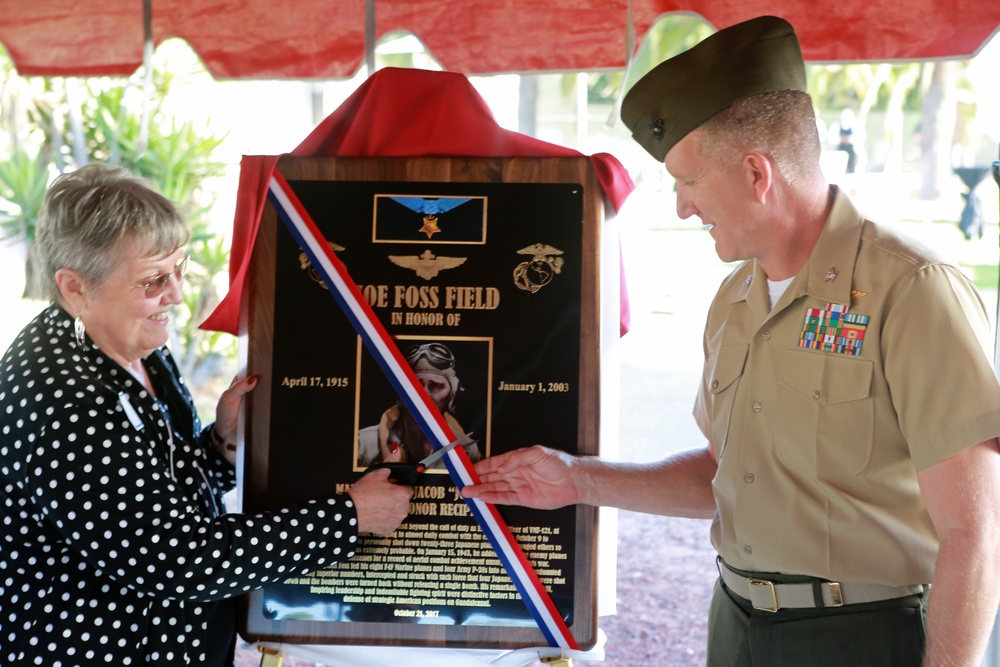 Lt. Col. Joe Foss memorial dedication