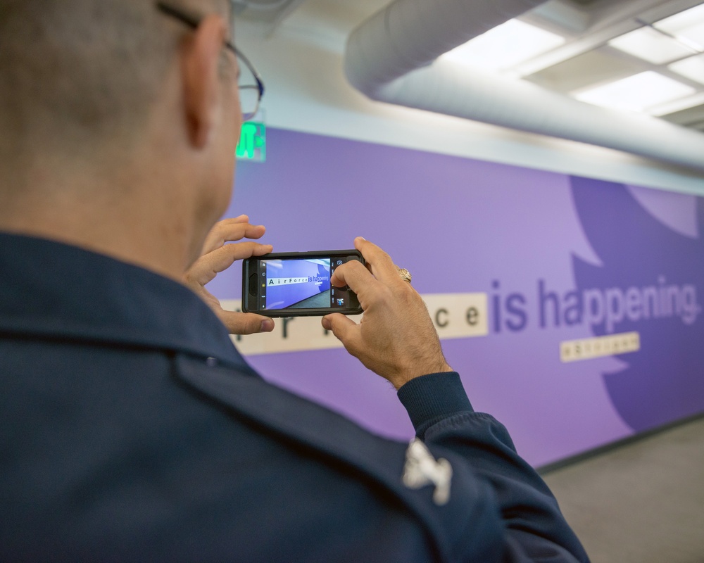 Travis Airmen at Twitter HQ