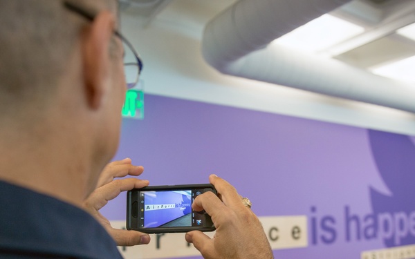 Travis Airmen at Twitter HQ