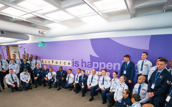 Travis Airmen at Twitter HQ