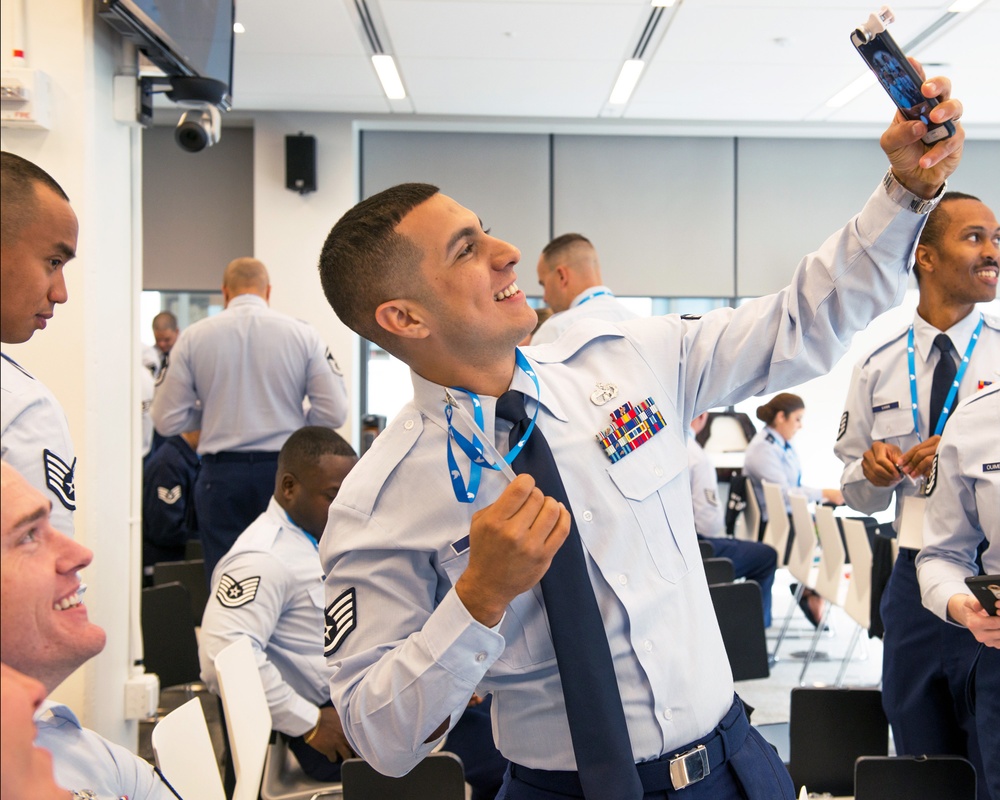 Travis Airmen at Twitter HQ