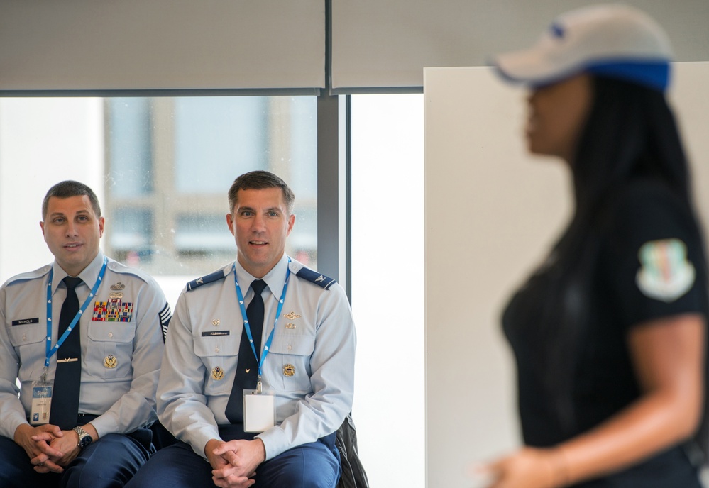 Travis Airmen at Twitter HQ