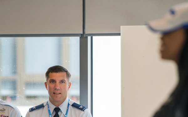 Travis Airmen at Twitter HQ