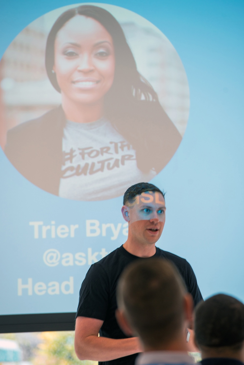 Travis Airmen at Twitter HQ