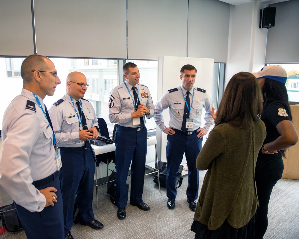 Travis Airmen at Twitter HQ