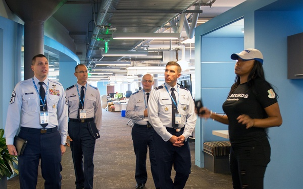 Travis Airmen at Twitter HQ