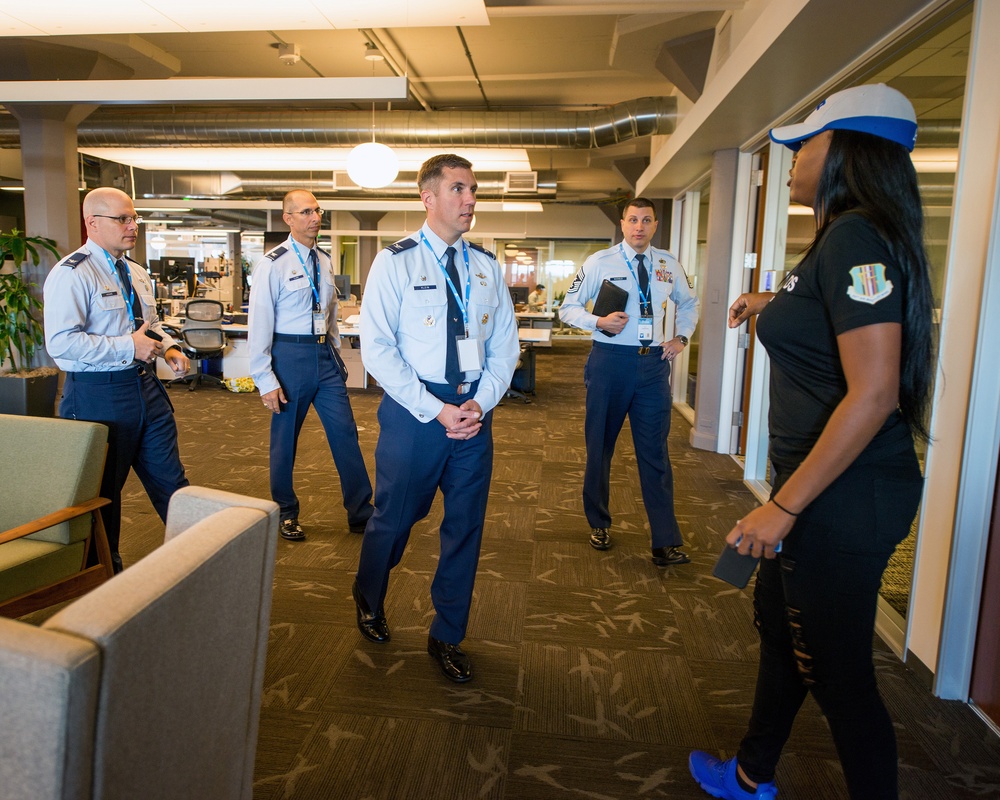 Travis Airmen at Twitter HQ