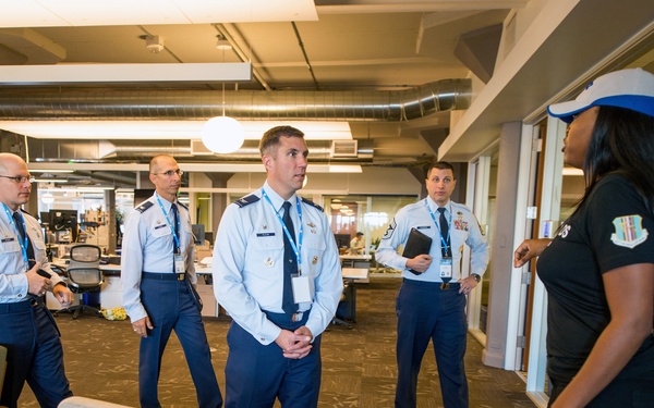Travis Airmen at Twitter HQ