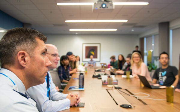 Travis Airmen at Twitter HQ