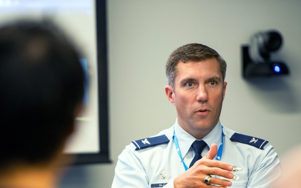 Travis Airmen at Twitter HQ