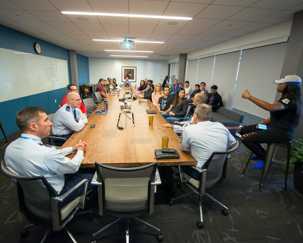 Travis Airmen at Twitter HQ