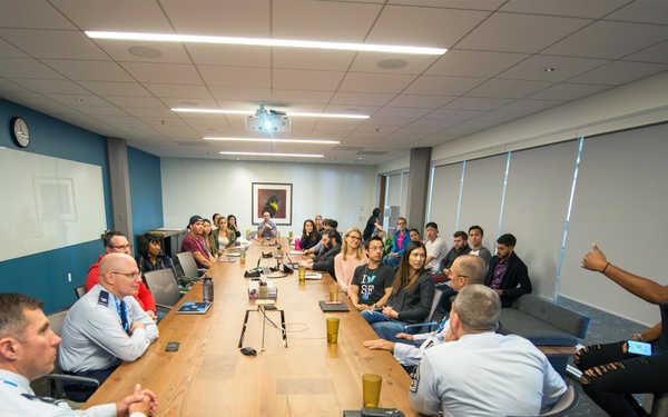 Travis Airmen at Twitter HQ