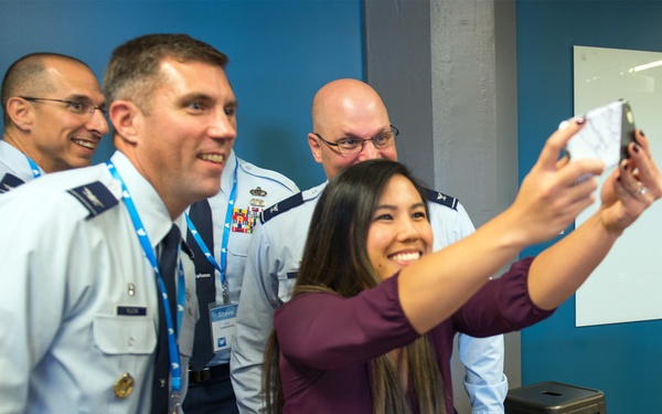 Travis Airmen at Twitter HQ
