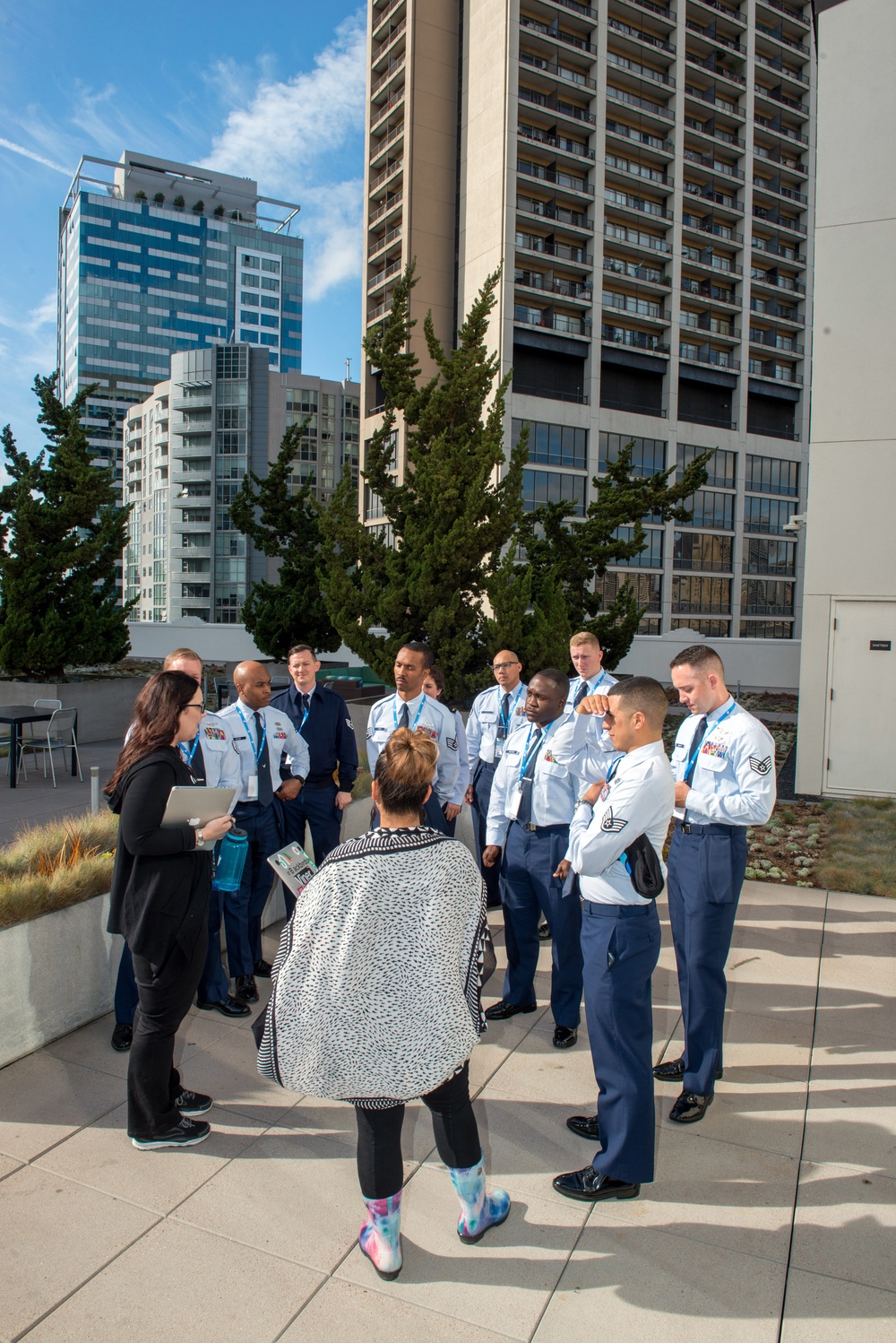 Travis Airmen at Twitter HQ