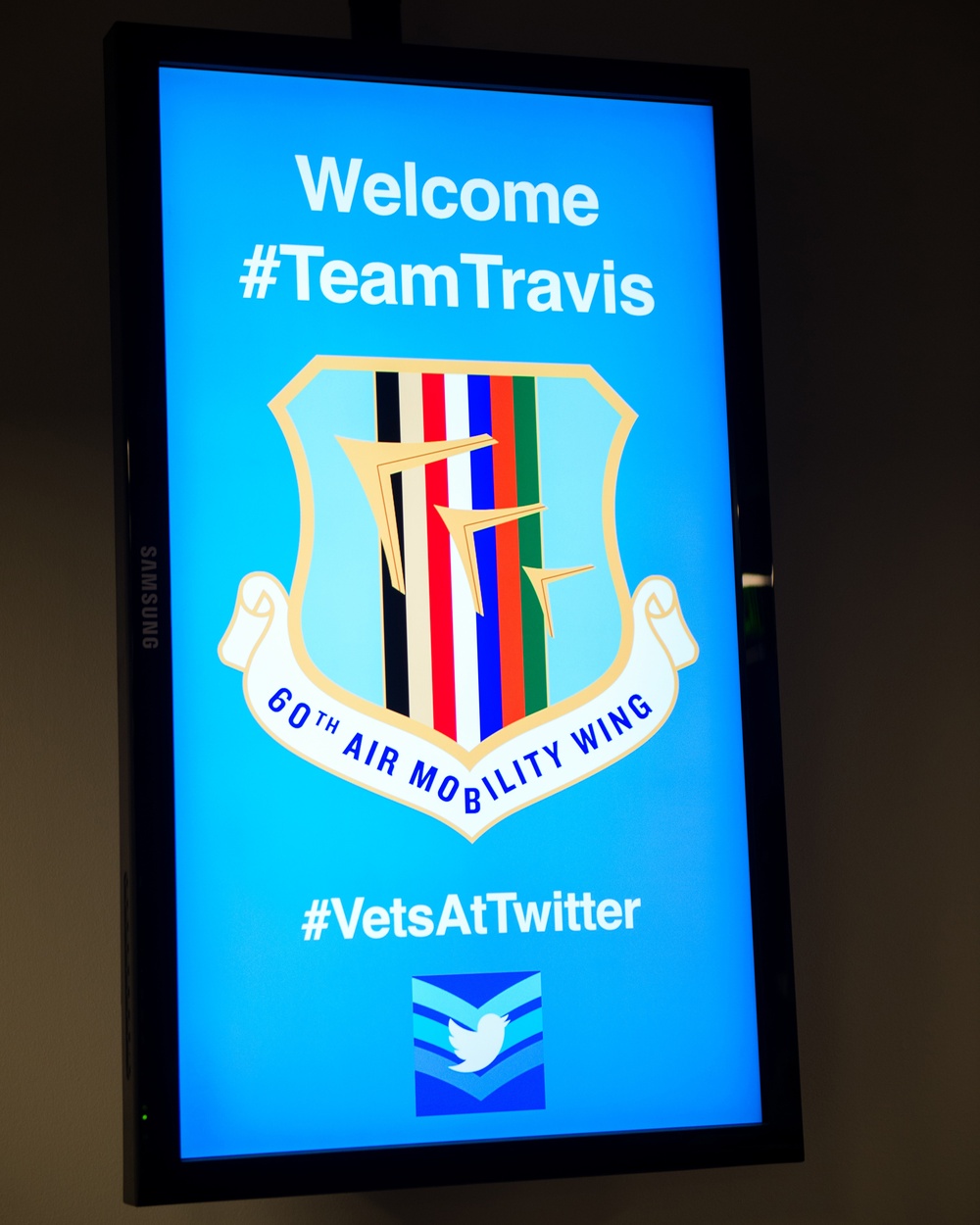 Travis Airmen at Twitter HQ