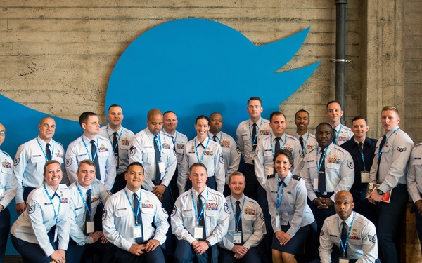 Travis Airmen at Twitter HQ
