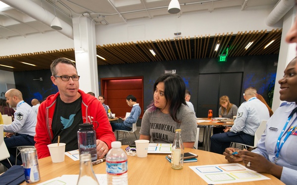 Travis Airmen at Twitter HQ