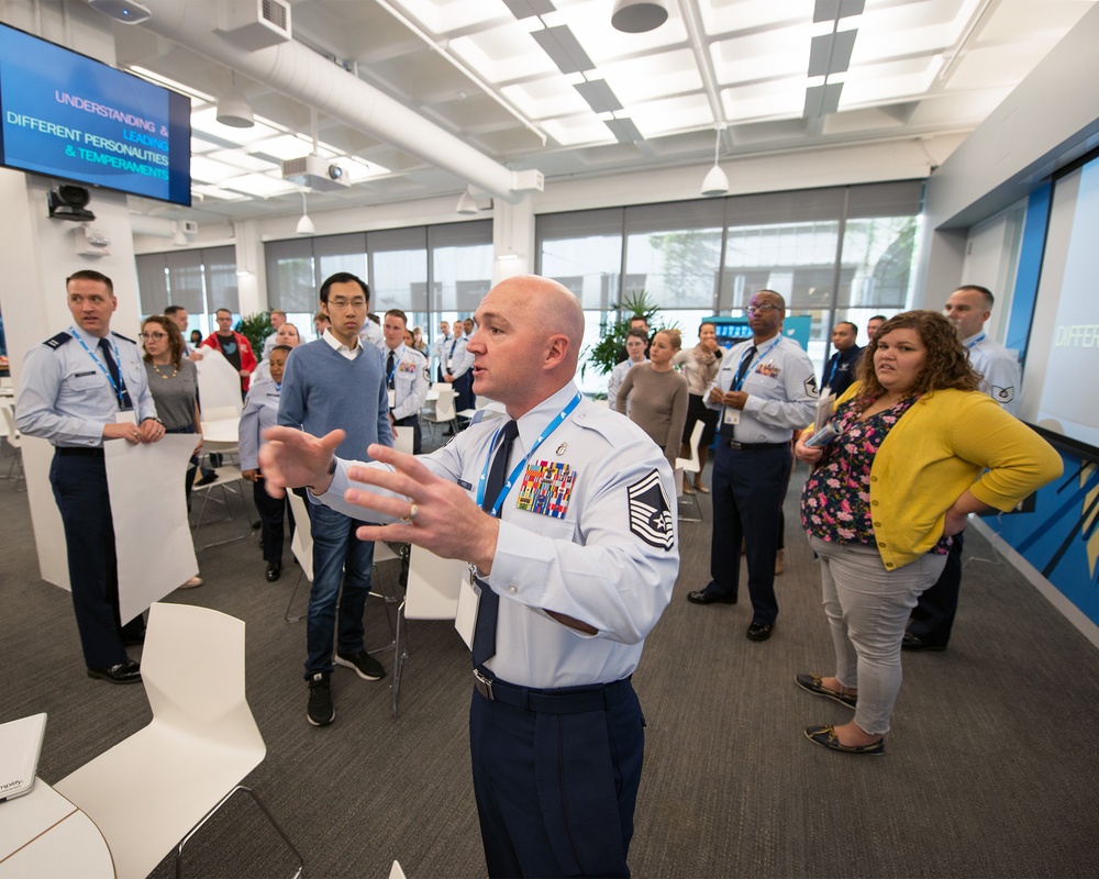 Travis Airmen at Twitter HQ