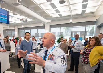 Travis Airmen at Twitter HQ