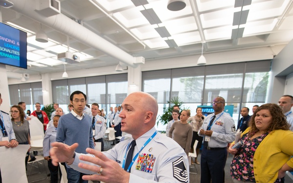 Travis Airmen at Twitter HQ