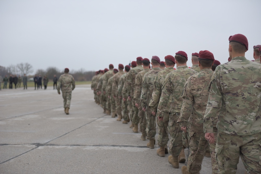 Serbia Welcomes the 173rd Airborne Brigade