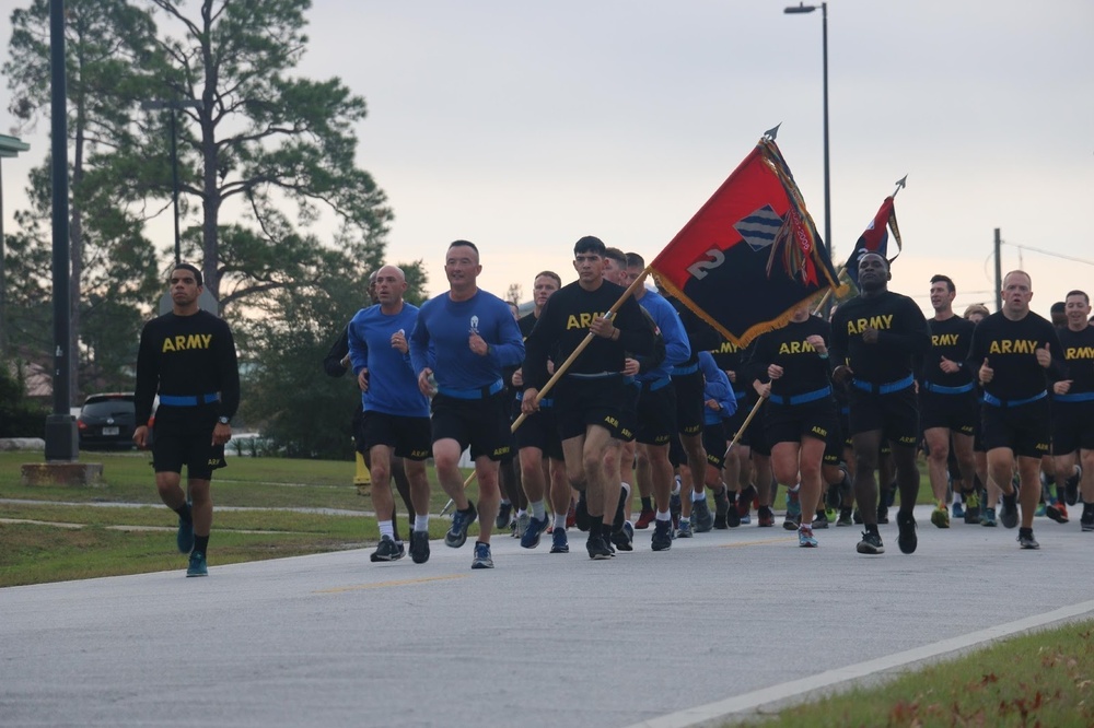 Spartan Brigade Soldiers participate in 3ID Run
