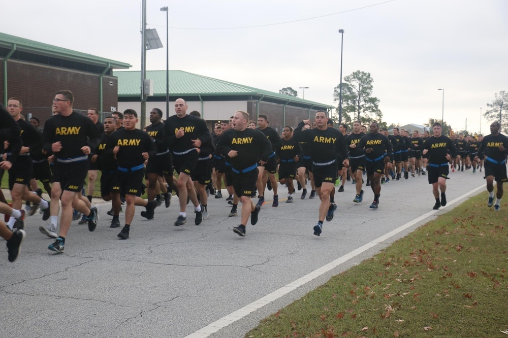 Spartan Soldiers participate in 3ID Run