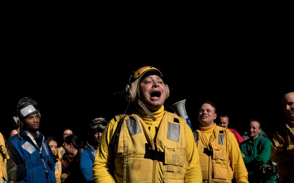 Sailors Conduct Drills Aboard USS John C. Stennis