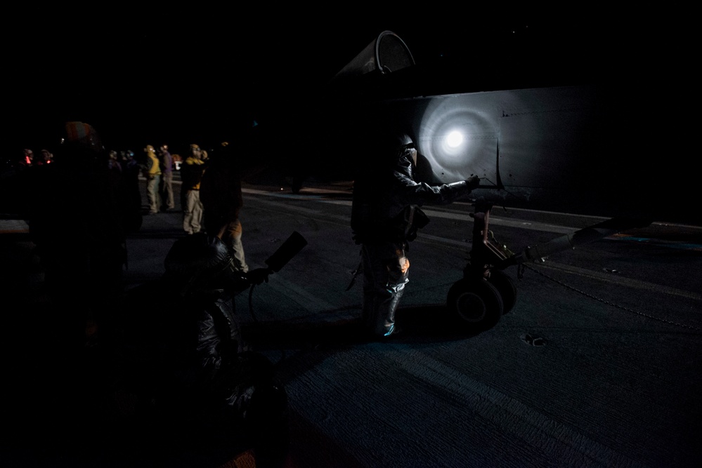 Sailors Conduct Drills Aboard USS John C. Stennis