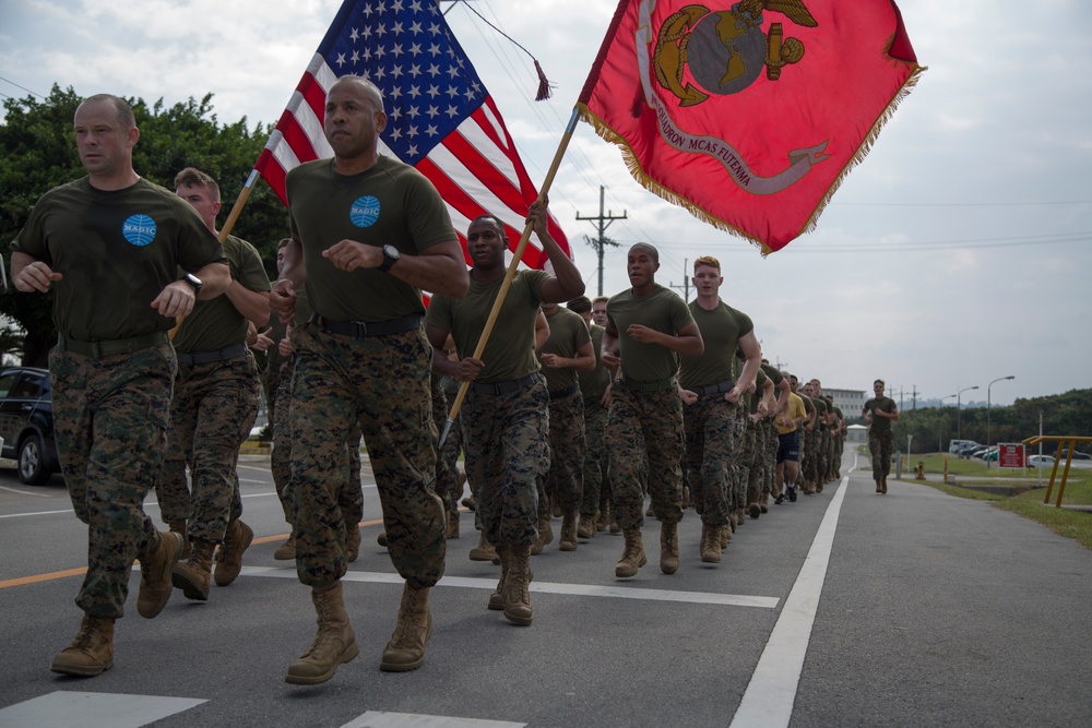 Happy Birthday Marines: H&amp;HS runs 242 miles celebrating the Marine Corps’ 242nd Birthday
