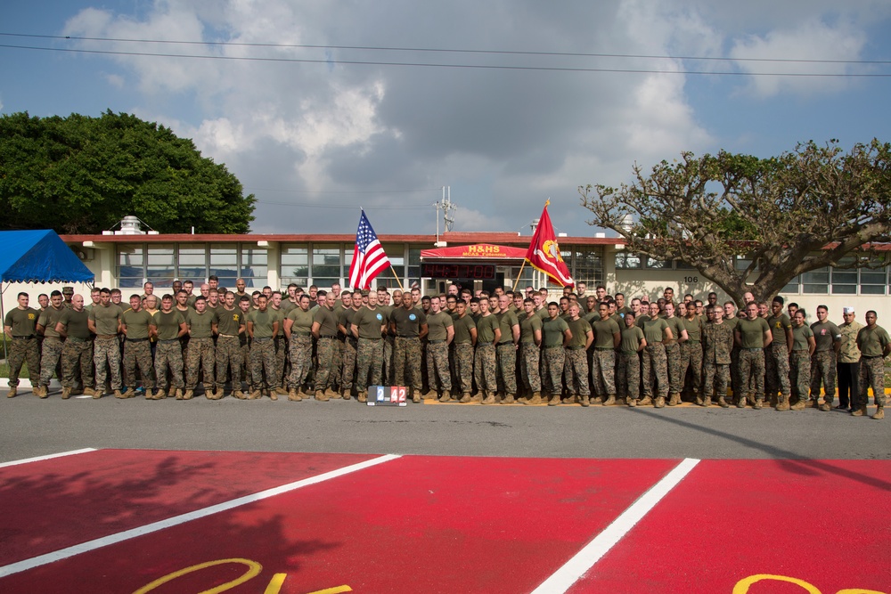 Happy Birthday Marines: H&amp;HS runs 242 miles celebrating the Marine Corps’ 242nd Birthday