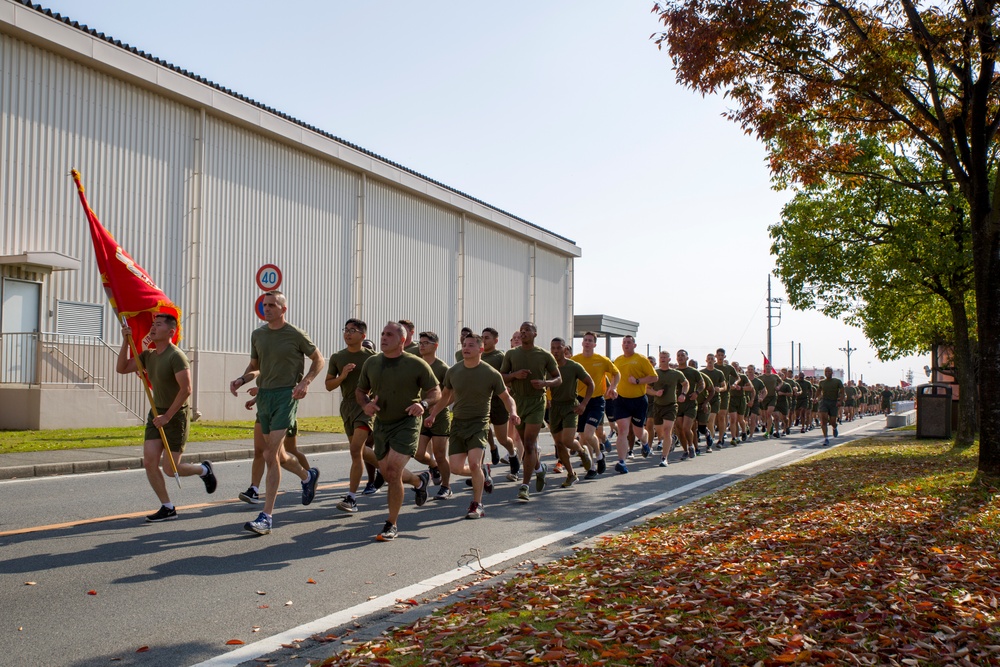 MAG-12 celebrates Marine Corps birthday with moto run