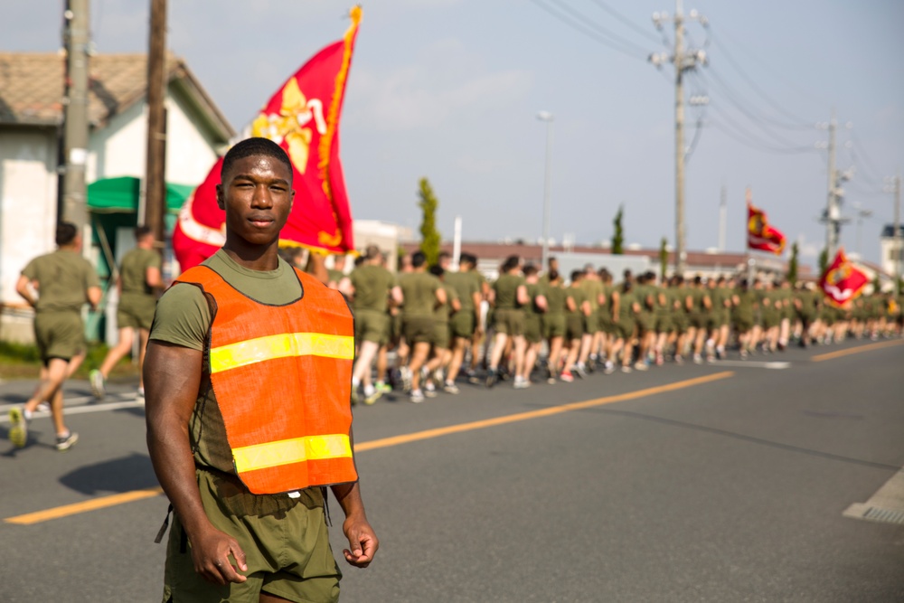 MAG-12 celebrates Marine Corps birthday with moto run