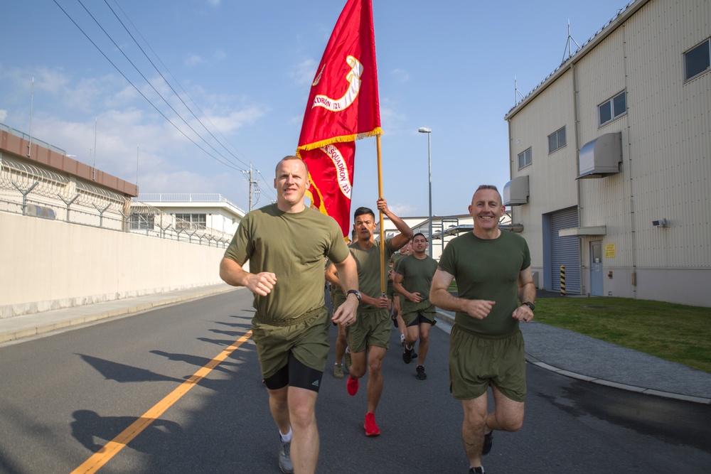 MAG-12 celebrates Marine Corps birthday with moto run