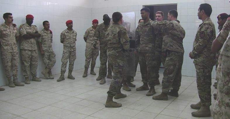 Military Police and Kuwaiti counterparts conduct partnership academy