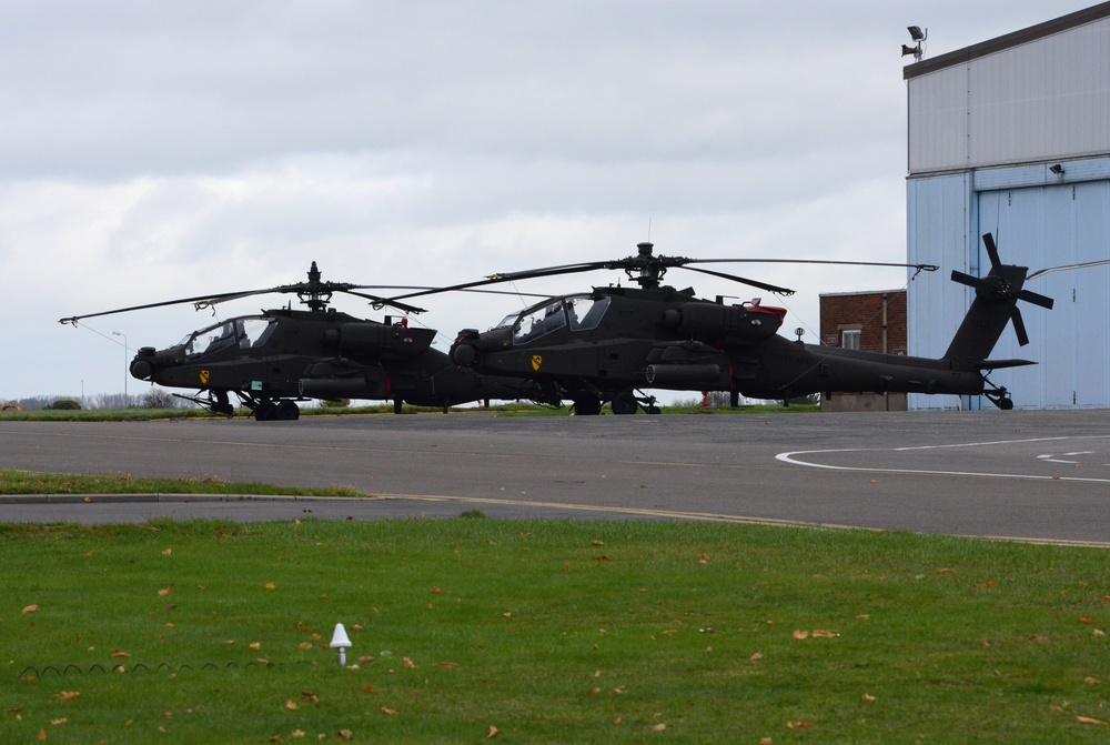 1st Air Cavalry Brigade, 1st Cavalry Division on Chièvres Air Base, Belgium during the Operation Atlantic Resolve