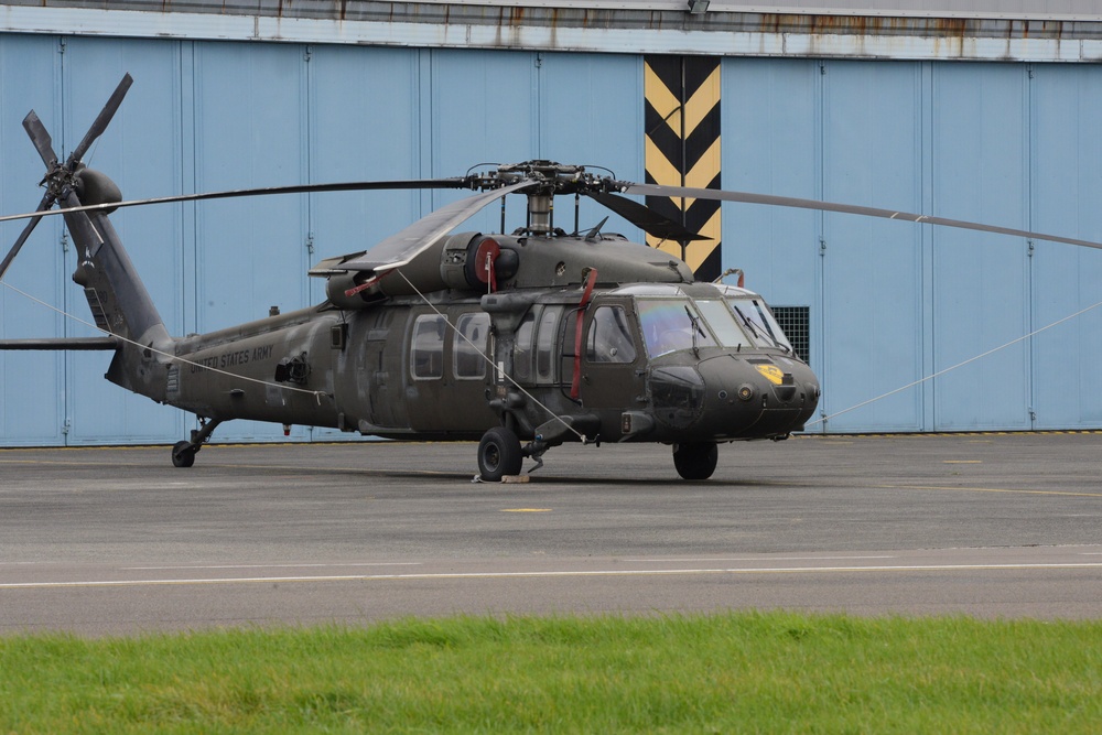 1st Air Cavalry Brigade, 1st Cavalry Division on Chièvres Air Base, Belgium during the Operation Atlantic Resolve