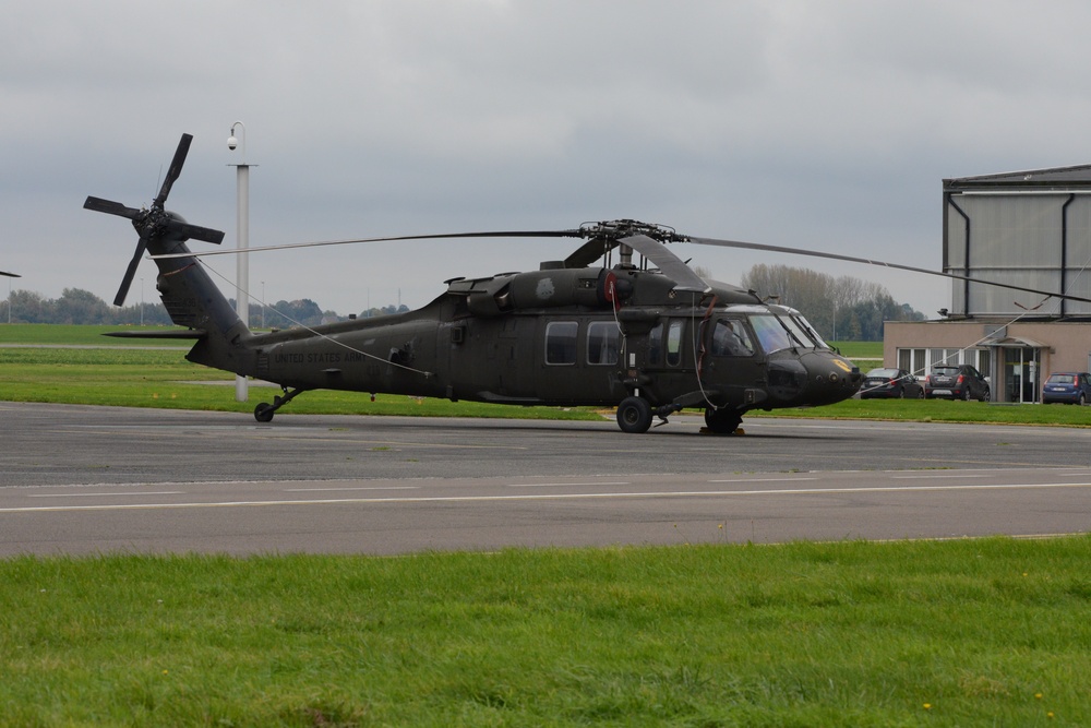 1st Air Cavalry Brigade, 1st Cavalry Division on Chièvres Air Base, Belgium during the Operation Atlantic Resolve