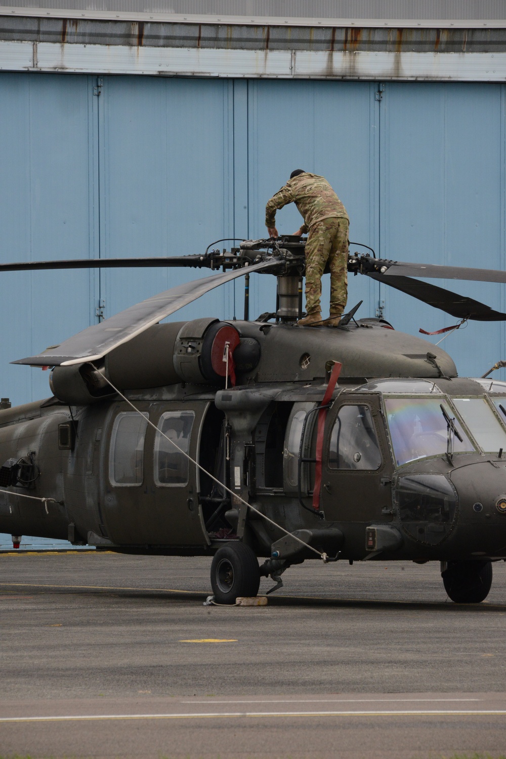 1st Air Cavalry Brigade, 1st Cavalry Division on Chièvres Air Base, Belgium during the Operation Atlantic Resolve